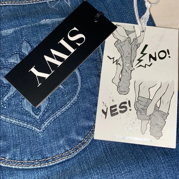 SIWY Bellissima Ankle Flare Jean/Ocean Ave. NEW - Size 31 - Picture 8 of 11